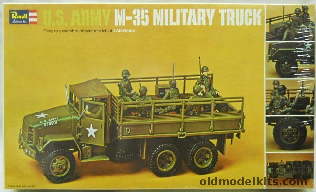 Revell 1/40 US Army M-35 Military Truck - (M35), H557-200 plastic model kit